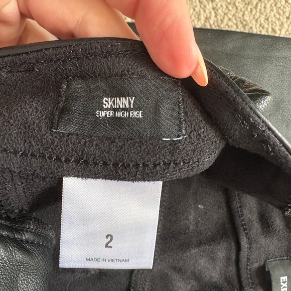 Express Faux Leather Moto-pants - Picture 4 of 5